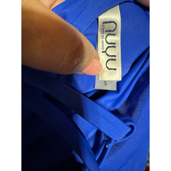 Nuyu Florida Gators One piece Blue Criss Cross Bathing Suit Swim S New $65 - Picture 4 of 4